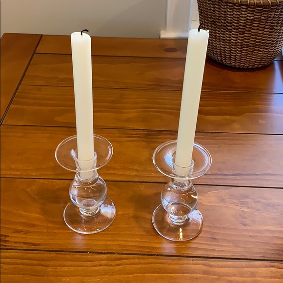 Simon Pearce Other - Simon Pearce Hartland candlesticks, never used